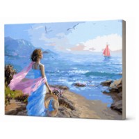 Tablou pe numere Art Gallery Econom La mare 40x50cm (GX39170)