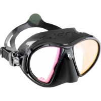Маска для ныряния Cressi Zeus Black 380 UV Blue/Orange (DS4750509)