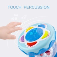 Jucarii interactive Huanger Music Drum Blue (HE0701) imaginea #4 — magazin online Desire.md