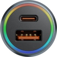 Автомобильная зарядка Proove Double Energy Plus 53W USB+Type-C Metal Gray (ACDE53110004) фото №2 — интернет-магазин Desire.md