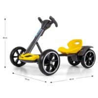 Kart electric Milly Mally Bolt 12V yellow (59539) imaginea #10 — magazin online Desire.md