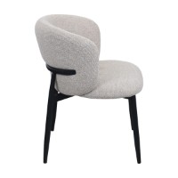 Стул Deco Ciro (SCIR-HGT-BEGBLK) фото №3 — интернет-магазин Desire.md