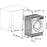 Встраиваемая стиральная машина Fabiano FSW 1408 фото №3 — интернет-магазин Desire.md