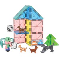 Set de construcție Magna-Tiles Puppy Park 27pcs (252027MT)