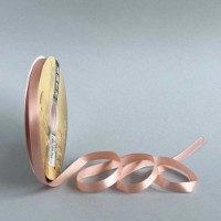 Panglică din satin Ding Xin 1.2cm Peach (#0203)