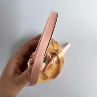 Panglică din satin Ding Xin 1.2cm Peach (#0203) imaginea #2 — magazin online Desire.md