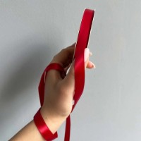 Panglică din satin Ding Xin 1.2cm Red (#0250) imaginea #2 — magazin online Desire.md