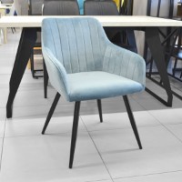 Стул Deco Iris Light Blue/Black Legs фото №2 — интернет-магазин Desire.md