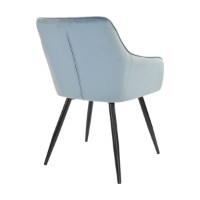 Стул Deco Iris Light Blue/Black Legs фото №5 — интернет-магазин Desire.md