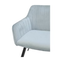 Стул Deco Iris Light Blue/Black Legs фото №6 — интернет-магазин Desire.md