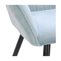 Стул Deco Iris Light Blue/Black Legs фото №7 — интернет-магазин Desire.md