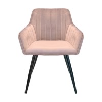 Стул Deco Iris Pudra/Black Legs фото №2 — интернет-магазин Desire.md