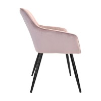 Стул Deco Iris Pudra/Black Legs фото №4 — интернет-магазин Desire.md