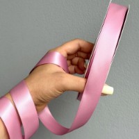 Panglică din satin cu două fețe Ding Xin 2.5cm Dark Pink (#0149) imaginea #2 — magazin online Desire.md