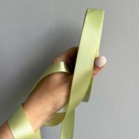 Panglică din satin Ding Xin 2.5cm Olive (#0524) imaginea #2 — magazin online Desire.md