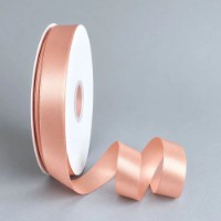 Panglică din satin Ding Xin 2.5cm Peach (#0203)
