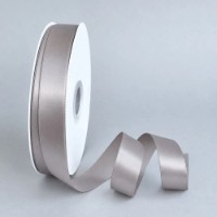 Panglică din satin Ding Xin 2.5cm Silver (#1010)