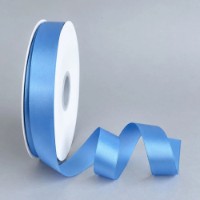 Panglică din satin Ding Xin 2.5cm Topaz Blue (#0337)