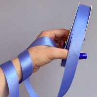 Panglică din satin Ding Xin 2.5cm Сornflower Blue (#1084) imaginea #2 — magazin online Desire.md