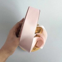 Panglică din satin Ding Xin 4cm Soft Pink (#0105) imaginea #2 — magazin online Desire.md