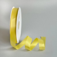 Лента атласная двусторонняя New World 2.5cm Lemon