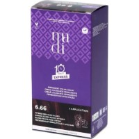 Краска для волос Madi 6.66 Intense Red Dark Blond