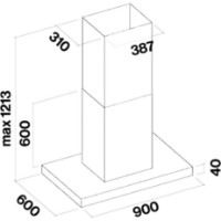 Вытяжка Falmec Lumen (CLUI90.E10P2#NEUI490F) фото №3 — интернет-магазин Desire.md