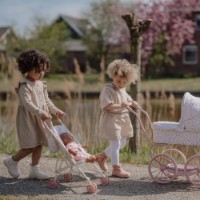 Cărucior pentru păpuși Little Dutch Soft Flowers (LD4585) imaginea #5 — magazin online Desire.md