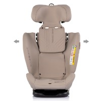 Scaun auto pentru copii Chipolino I-Size 40-150cm Isofix 360 Techno iGROW Latte (STKTHG02603LA) imaginea #4 — magazin online Desire.md