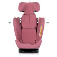 Scaun auto pentru copii Chipolino I-Size 40-150cm Isofix 360 Techno iGROW Powder Pink (STKTHG02605PP) imaginea #4 — magazin online Desire.md