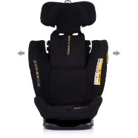 Scaun auto pentru copii Chipolino Techno iGrow Isofix Noir (STKTHG02601NO) imaginea #4 — magazin online Desire.md