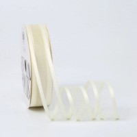 Panglică din organza Sinowrap Edge 2.5cm Beige (#243)