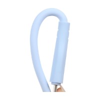 Cablu USB Yesido Type-C to Type-C 60W 1m Blue (CA152-1) imaginea #2 — magazin online Desire.md