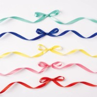 Set panglici satin Folia Rainbow 5pcs (12131) imaginea #2 — magazin online Desire.md
