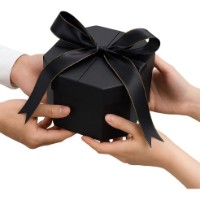 Cutie cadou New World 15x15x10cm Black (151510BK) imaginea #4 — magazin online Desire.md