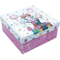 Cutie cadou New World 18x18x8.5cm Pink (BOX-8838-M)