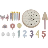 Tort aniversar Little Dutch Wooden Pink Birthday Cake Toy (LD8015) imaginea #6 — magazin online Desire.md