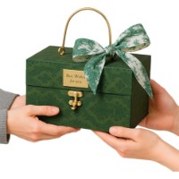 Подарочная коробка New World 25x14x12cm Olive (2023-2O) фото №3 — интернет-магазин Desire.md