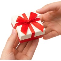 Подарочная коробка для украшений New World 7x7x3.5cm White/Red (757535-wr) фото №2 — интернет-магазин Desire.md