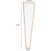 Цветочный конус New World Golden Edge White 50pcs фото №3 — интернет-магазин Desire.md