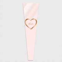 Цветочный конус New World Golden Heart Pink 30pcs