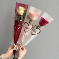 Цветочный конус New World Golden Heart White 30pcs фото №2 — интернет-магазин Desire.md