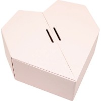 Подарочная коробка New World Heart 21x21x10cm Pink (VD-GB-H212110-P) фото №2 — интернет-магазин Desire.md