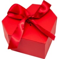 Подарочная коробка New World Heart 21x21x10cm Red (VD-GB-H212110-R)