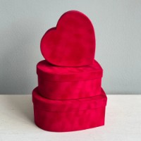 Набор коробок New World Heart Velvet 3pcs Red (W7231)