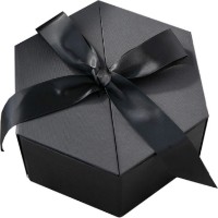 Подарочная коробка New World Hexagon 21x21x11cm Black (24l1402003)