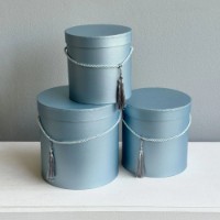Набор коробок New World Tassel 3pcs Blue (HBS-6805)