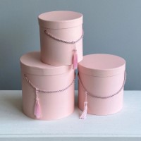 Набор коробок New World Tassel 3pcs Pink (HBS-6805)