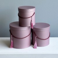 Набор коробок New World Tassel 3pcs Purple (HBS-6805)