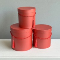 Набор коробок New World Tassel 3pcs Red (HBS-6805)